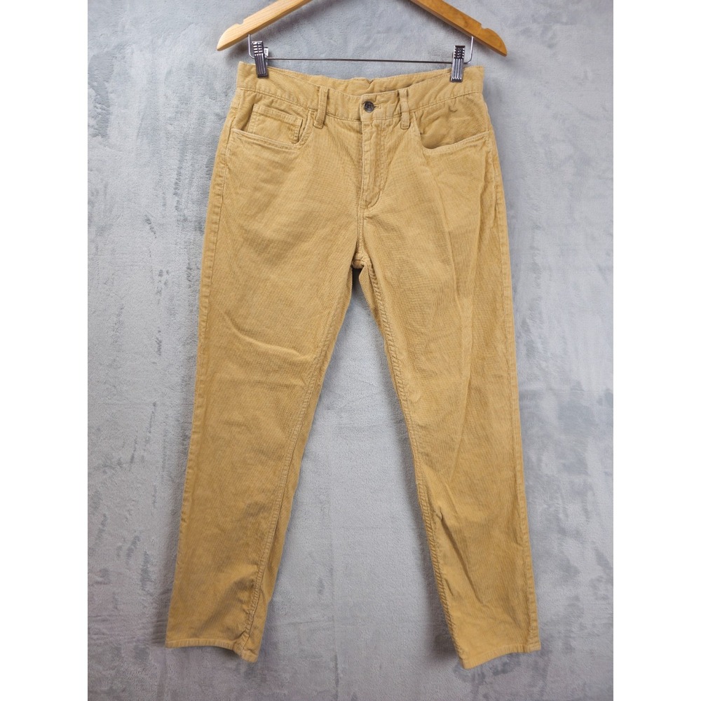Brooks Brothers Red Fleece CORDUROY 5 Pocket Pants Men's 30x28.5 Khaki Beige